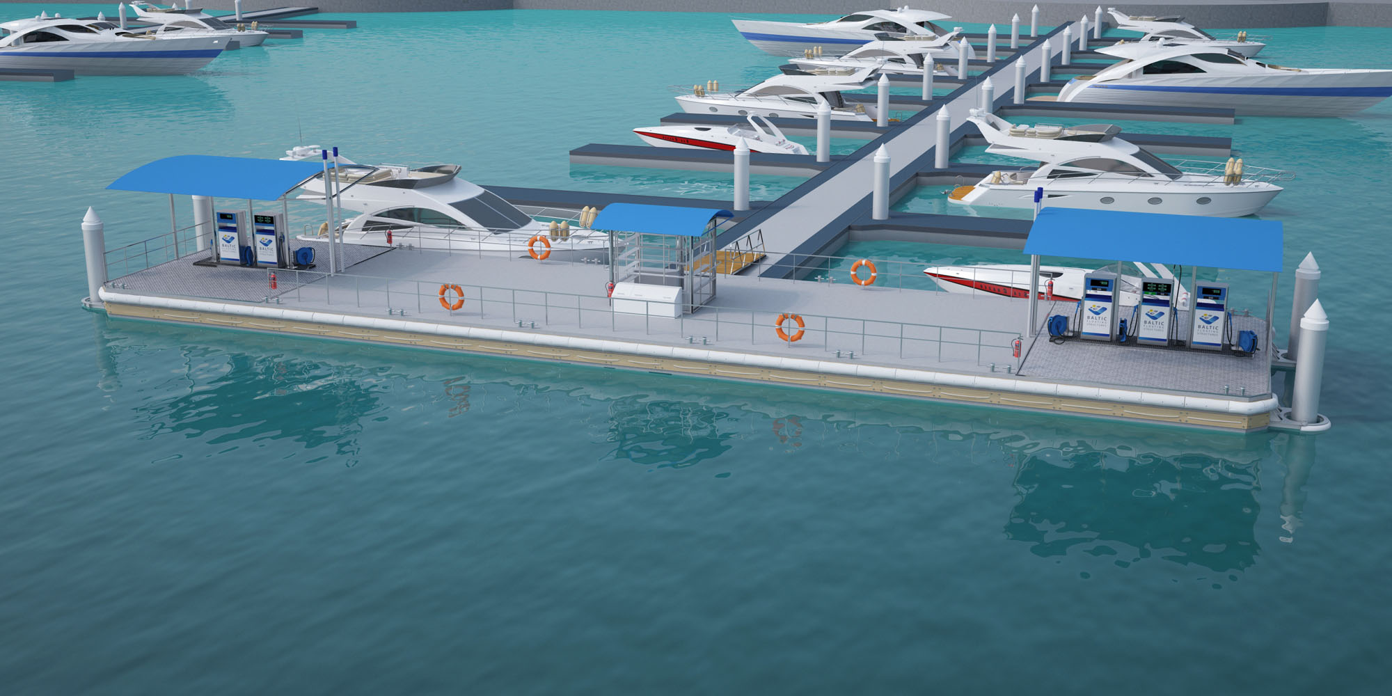 Floating Fuel Dock